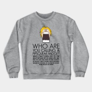 Edward Elric FullMetal Alchemist Crewneck Sweatshirt